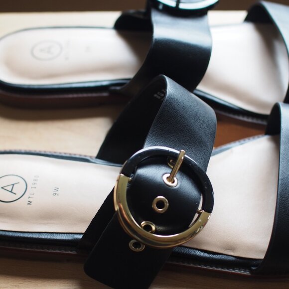 A MTL 1980 | NWOT Sandal Flats w Buckle - Picture 6 of 8